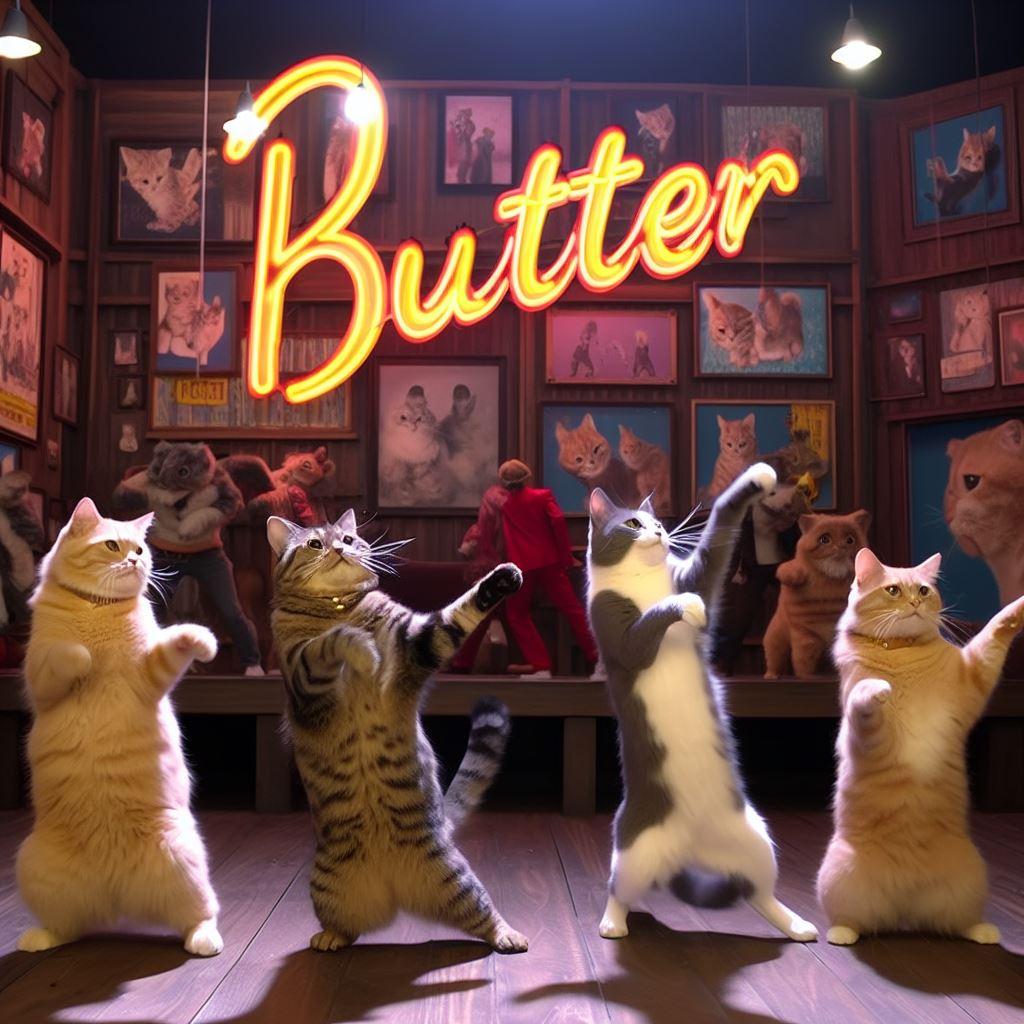 BTSのButterを踊ってみた（猫）_20231129