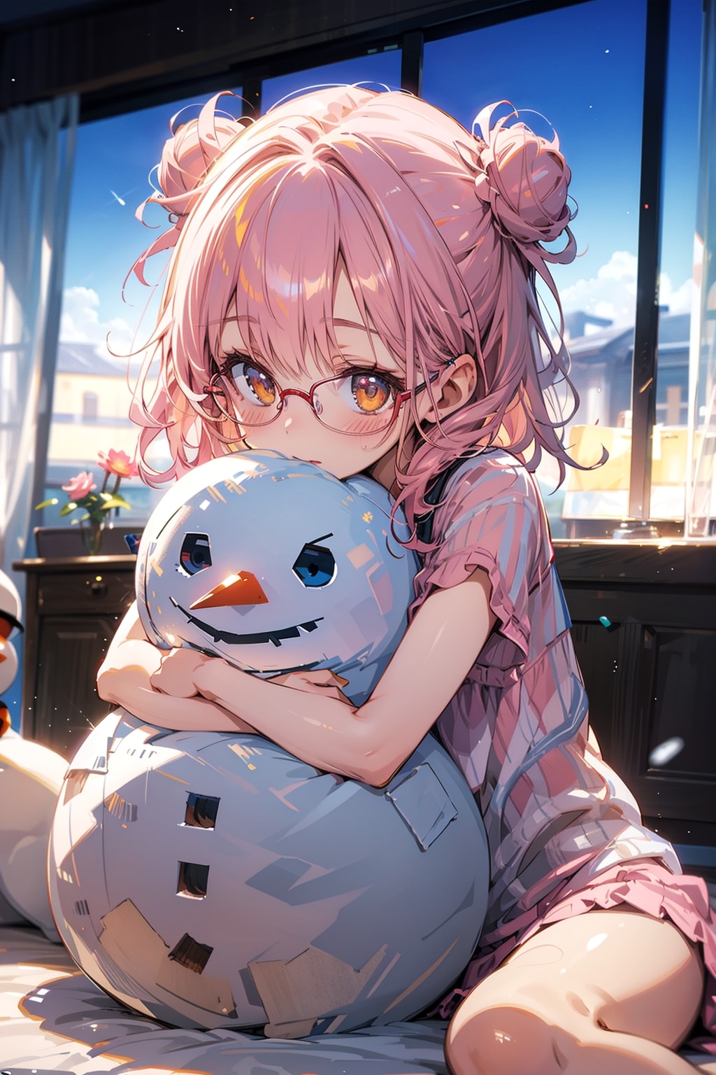 昨日のは溶けちゃったので、ぬいぐるみを作ってみました | の人気AIイラスト・グラビア