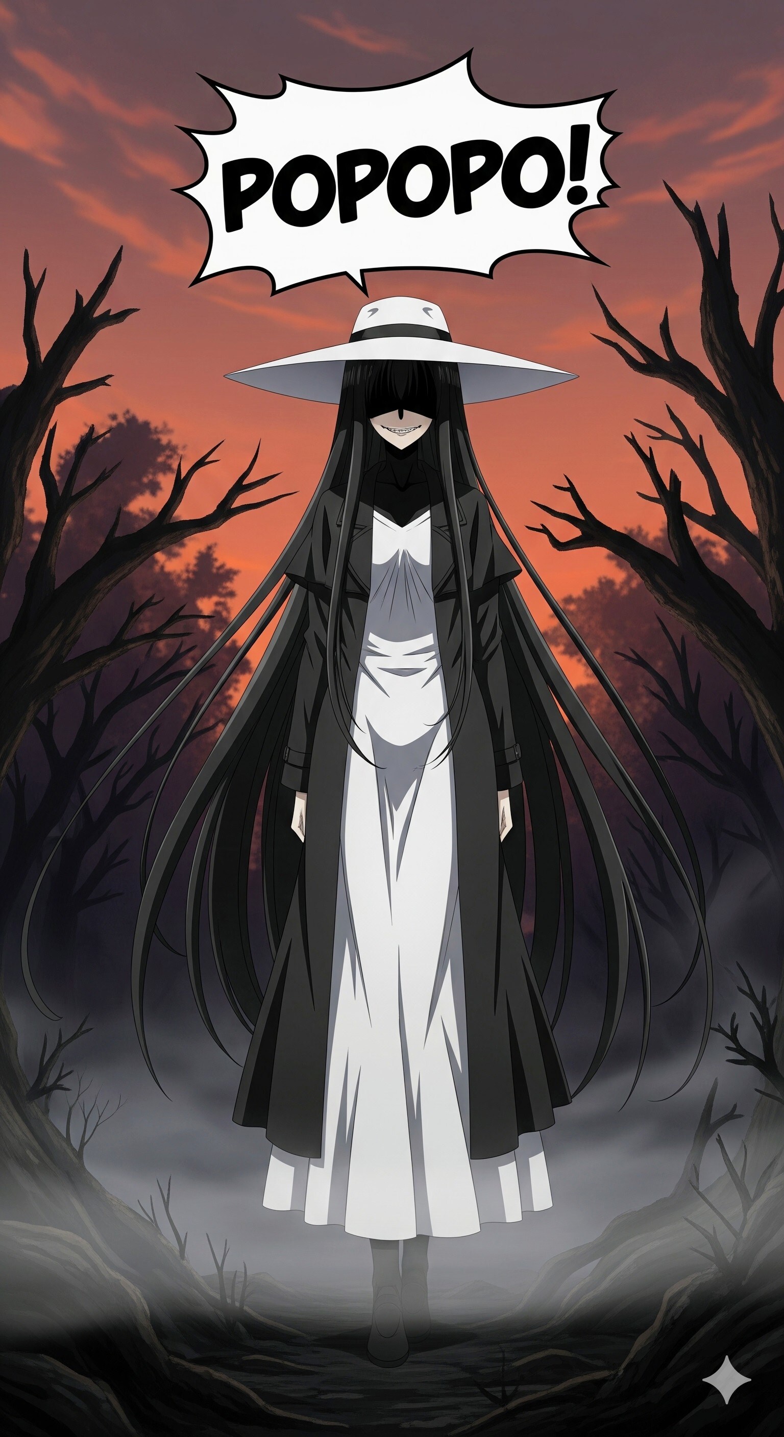 POPOPO!の八尺様 | の人気AIイラスト・グラビア