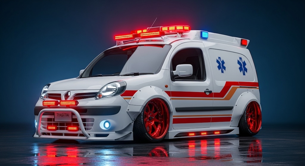 カングー救急車のドリ車