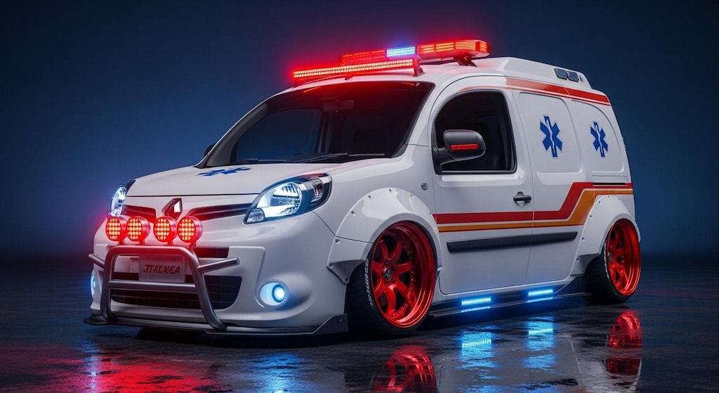 カングー救急車のドリ車