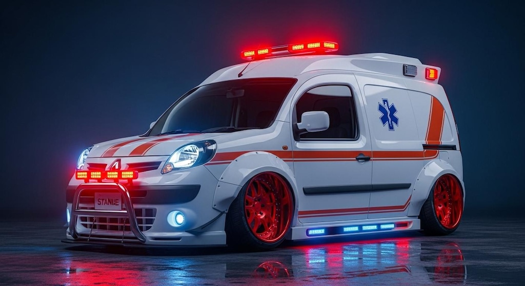 カングー救急車のドリ車