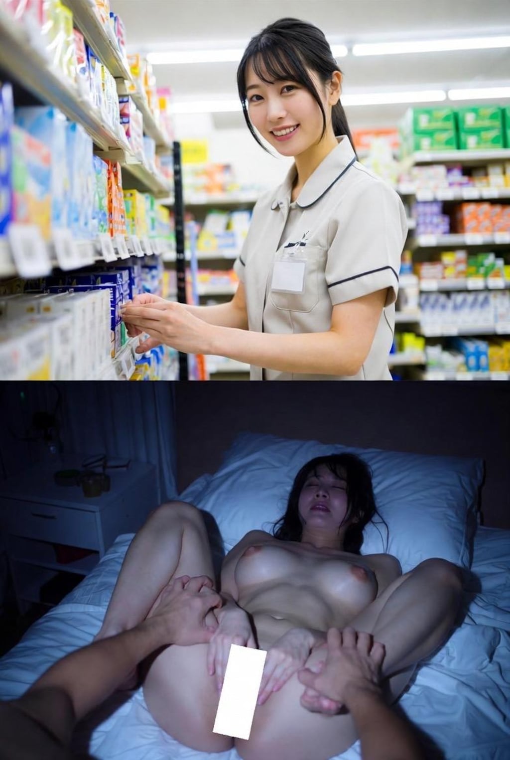 バイト先の人妻 不倫姿