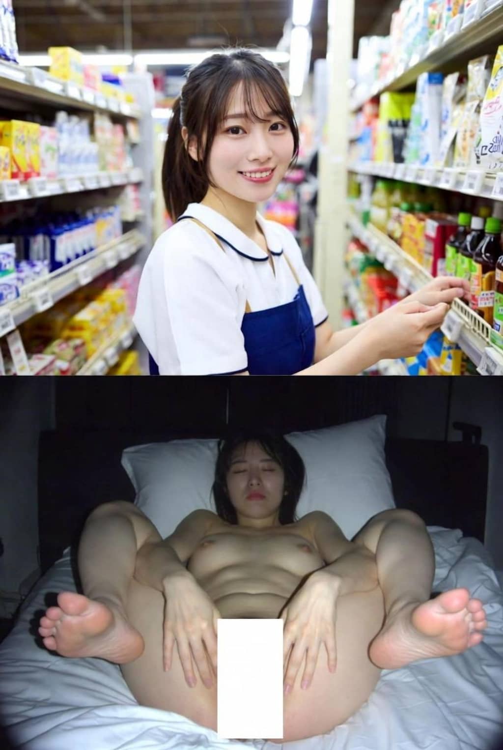 バイト先の人妻 不倫姿