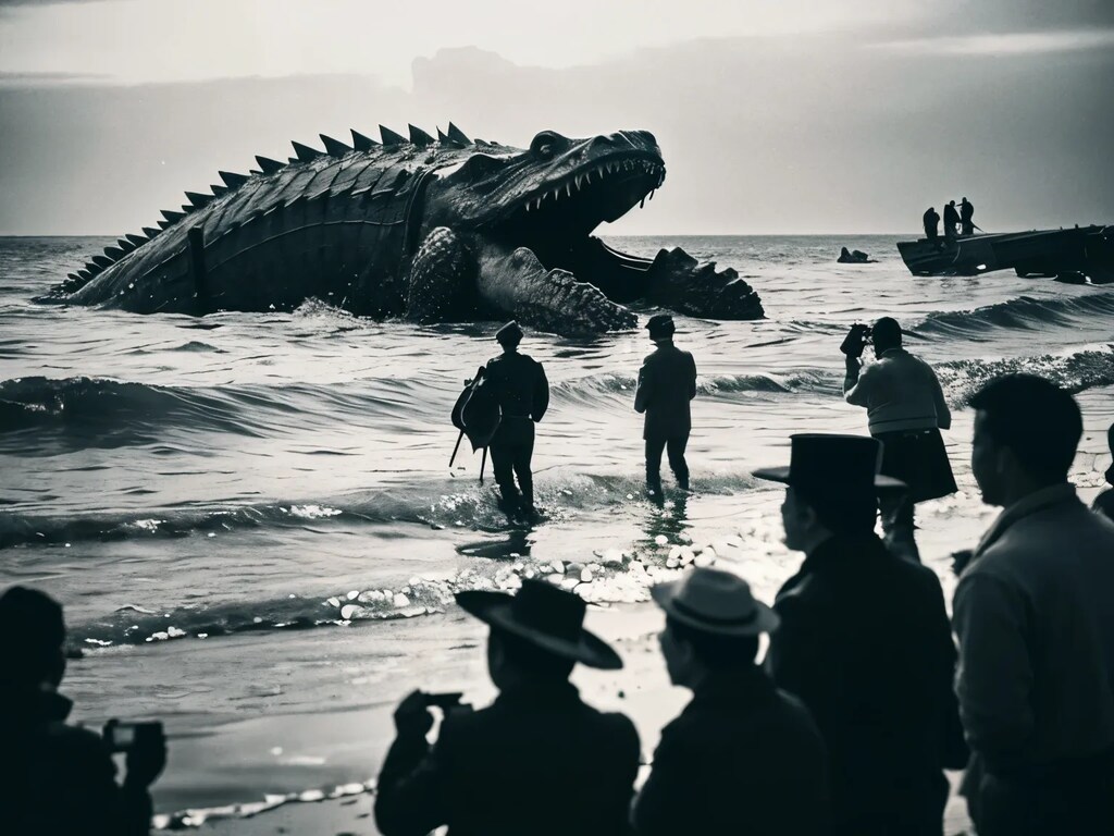 ブルターニュの海岸にて