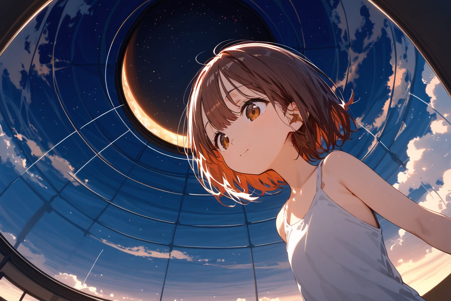 崩れたプラネタリウムの中で | の人気AIイラスト・グラビア