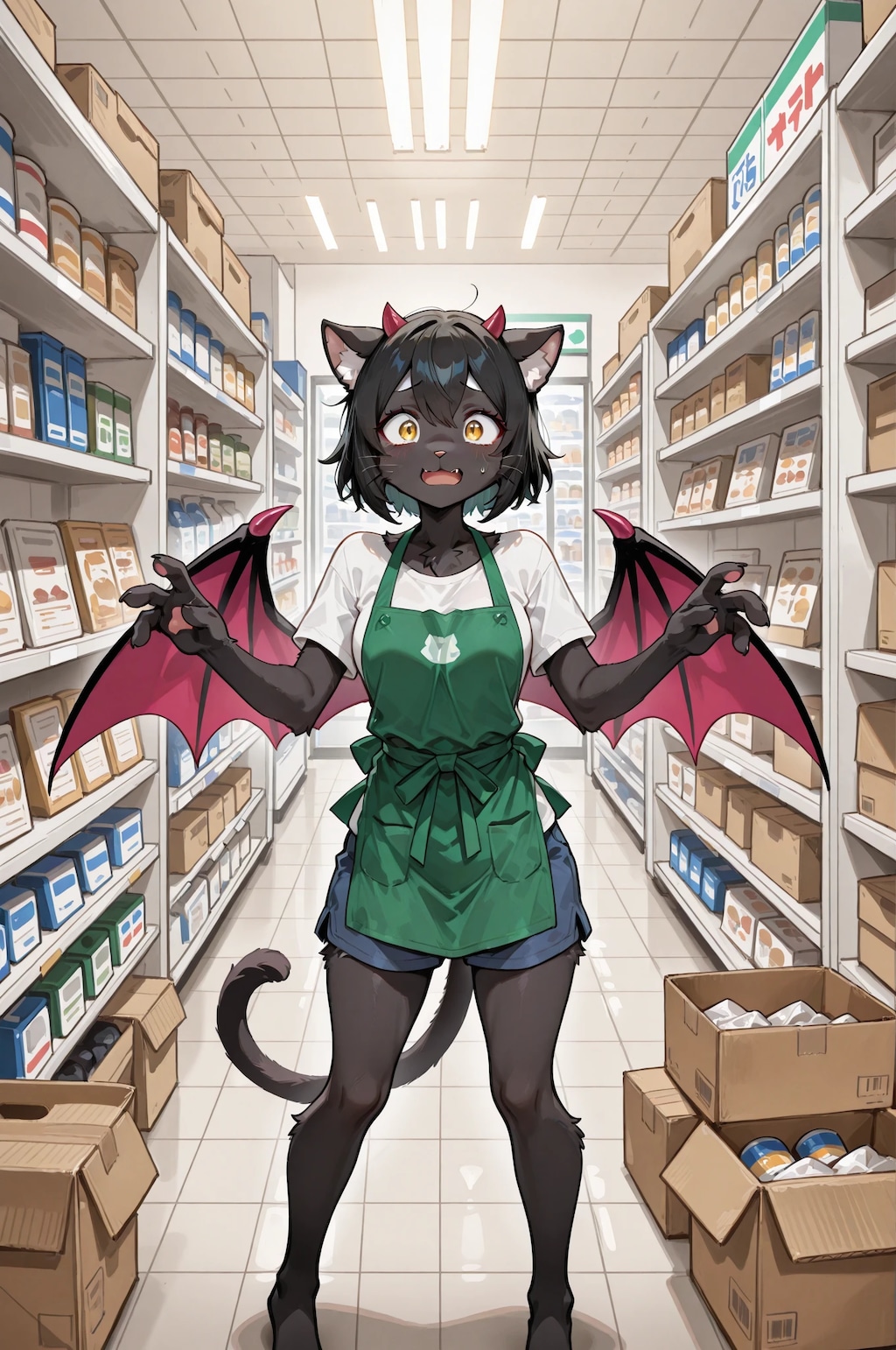 黒猫のサキュバスちゃん！