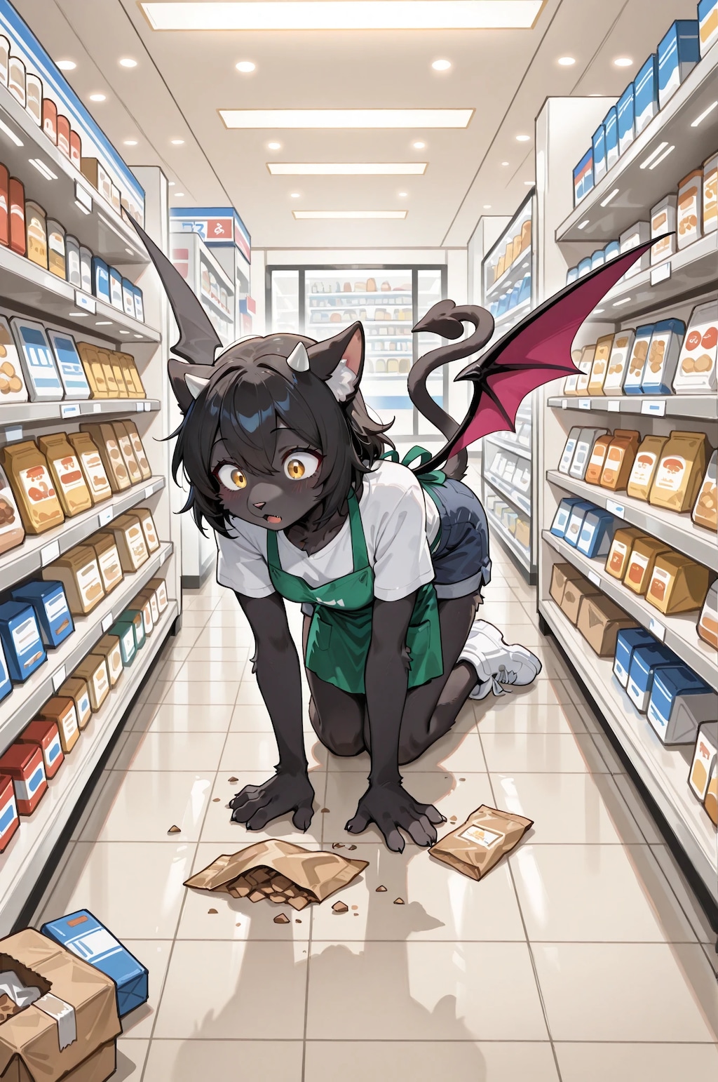 黒猫のサキュバスちゃん！