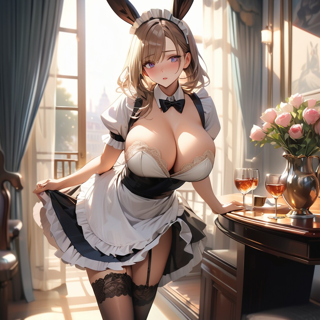 メイドバニー、メイド強め