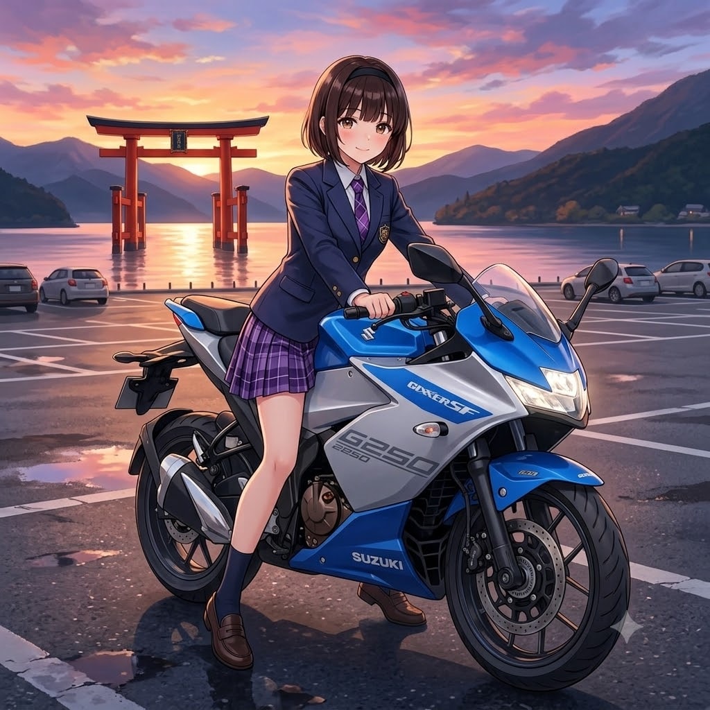 SUZUKIジクサーSF250 愛央ちゃん🩷