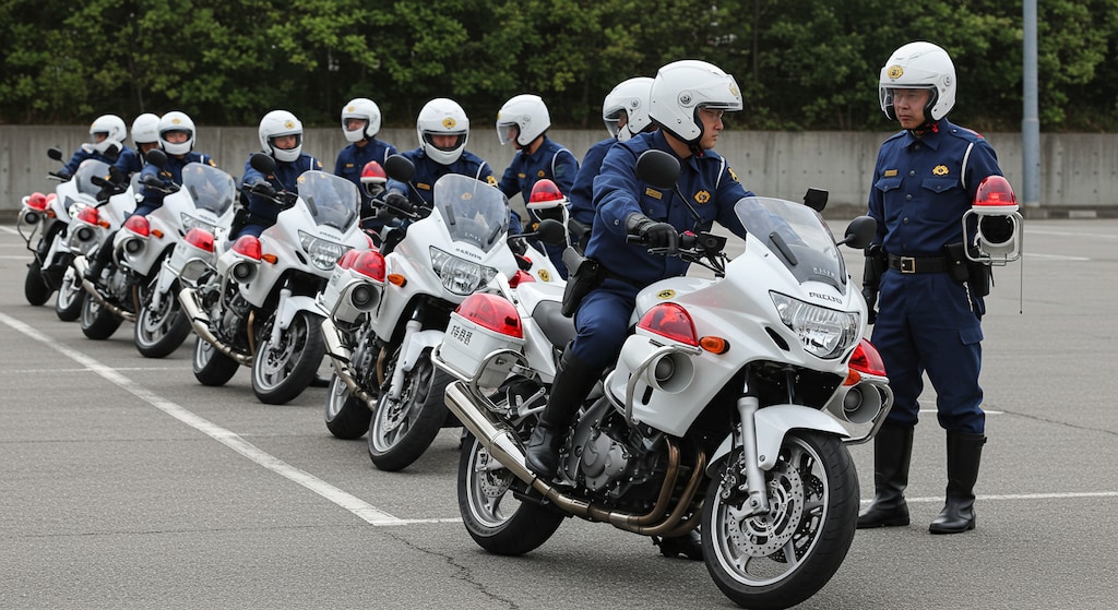 白バイ隊員