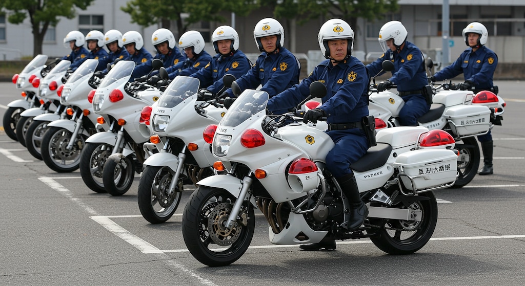 白バイ隊員