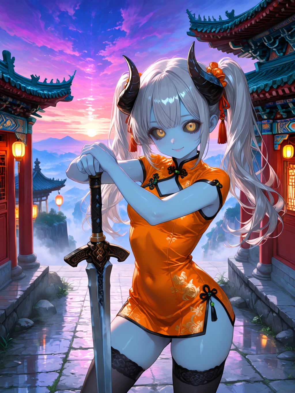 ミニチャイナの魔族さん