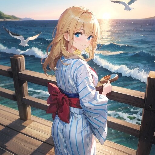 夕凪 | の人気AIイラスト・グラビア