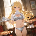 ピザとCK姫様 2枚目