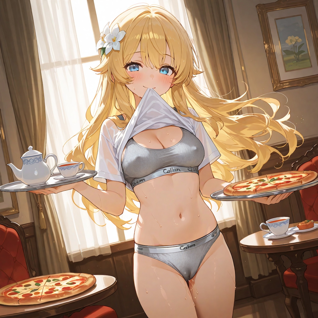 ピザとCK姫様