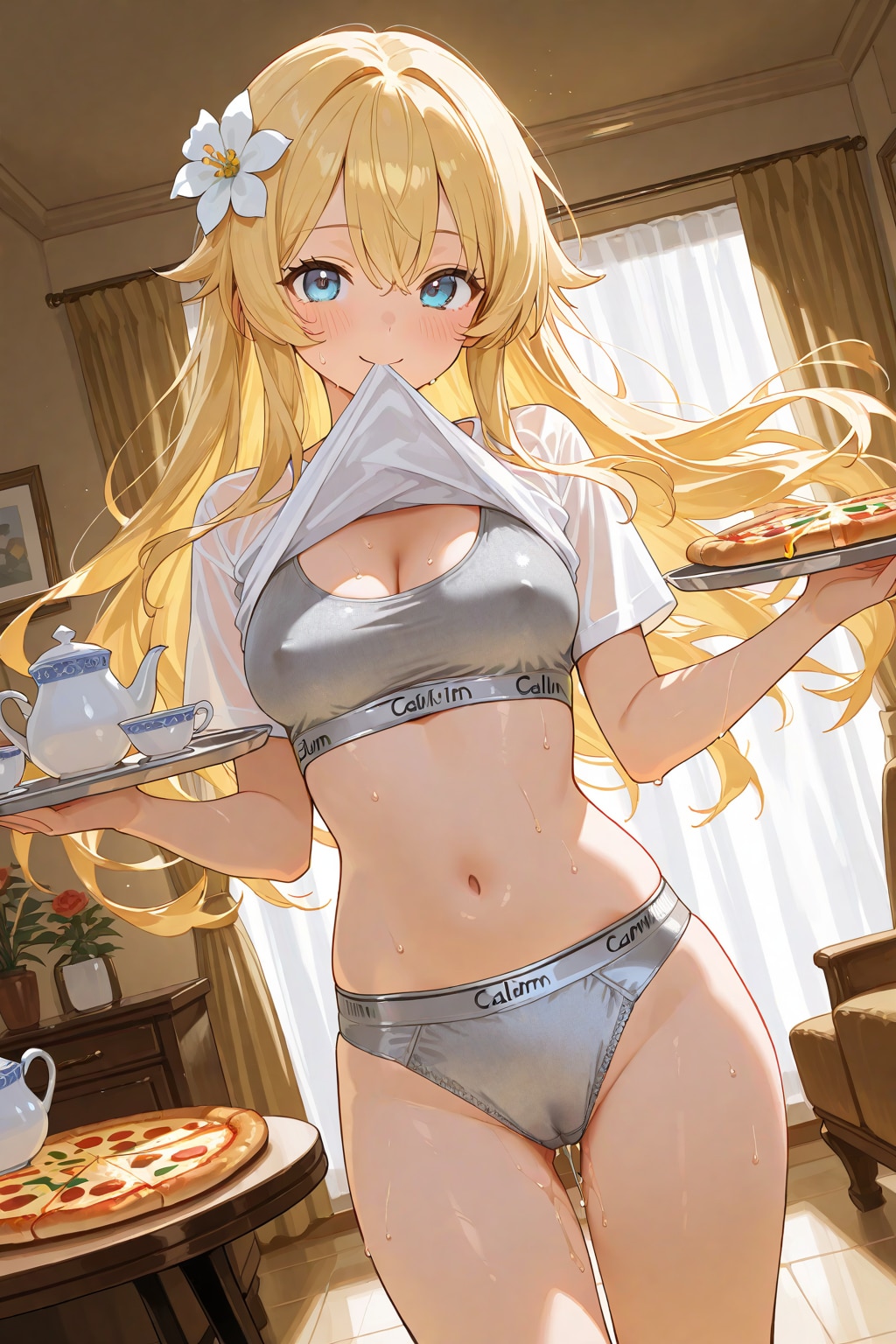 ピザとCK姫様