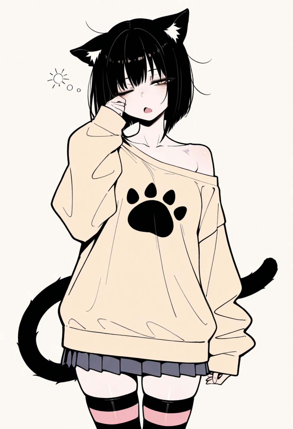 モチーフ黒猫ちゃん