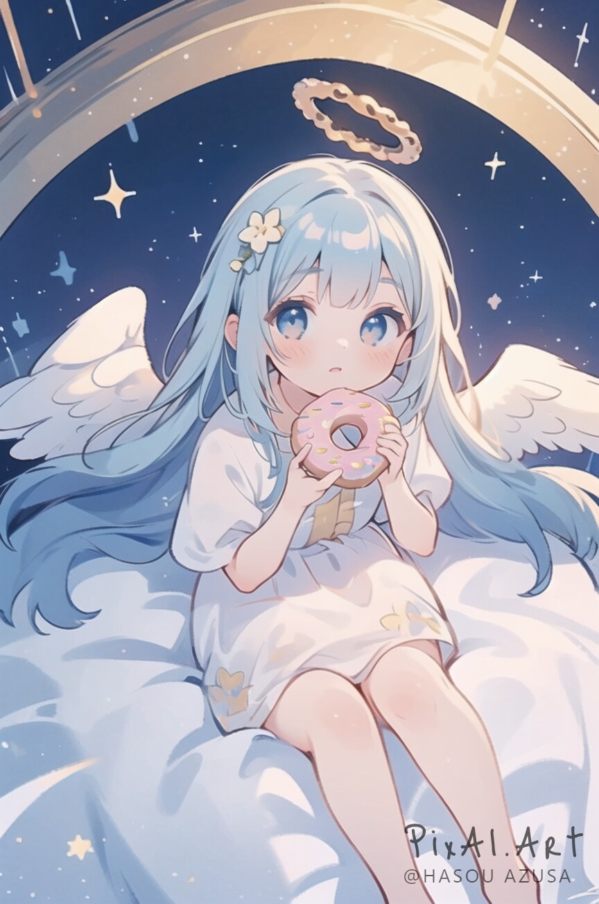 天使にそっくり