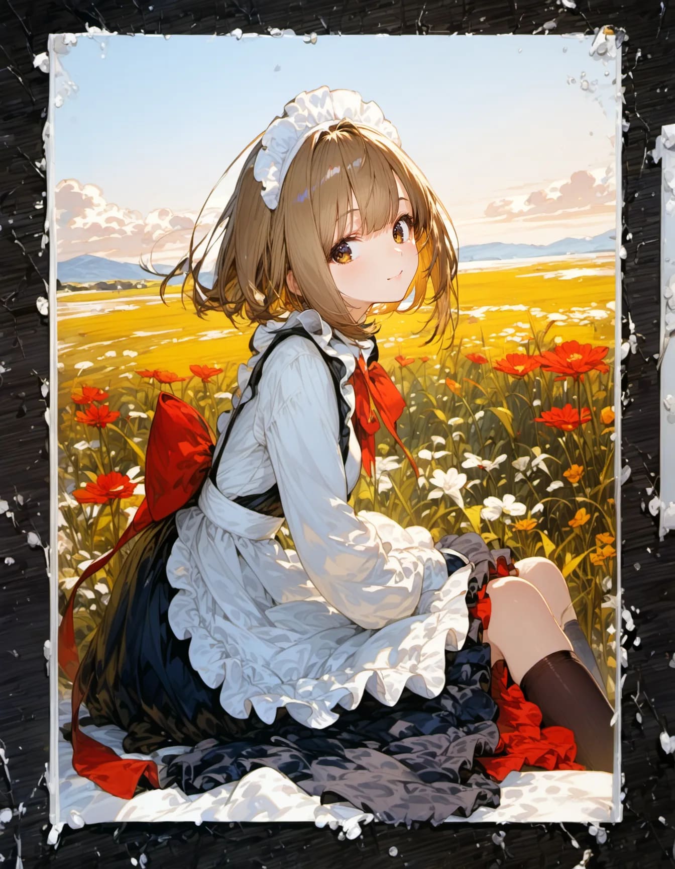 Portrait in a Field of Gold | の人気AIイラスト・グラビア