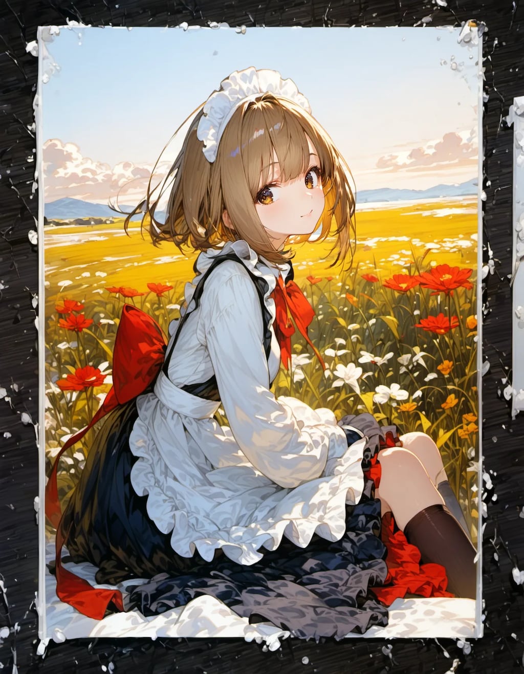 Portrait in a Field of Gold