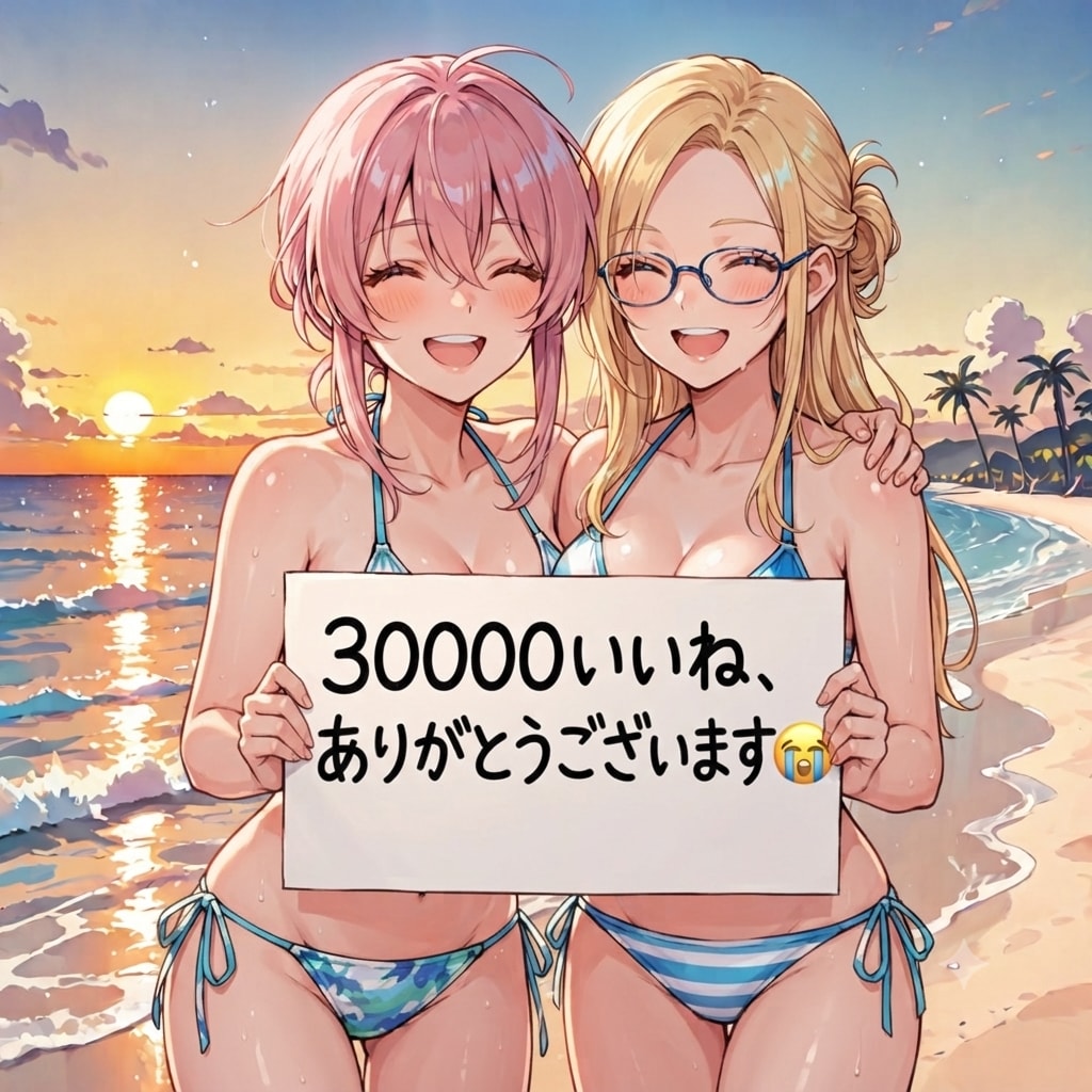 <リカちゃん>30000いいねありがとうございます😭<ブロンドちゃん>