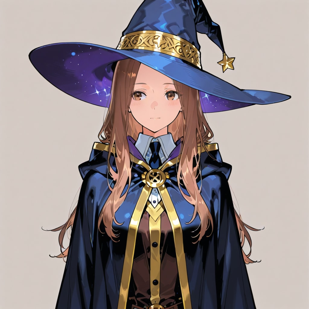 茶髪の魔法使い | の人気AIイラスト・グラビア