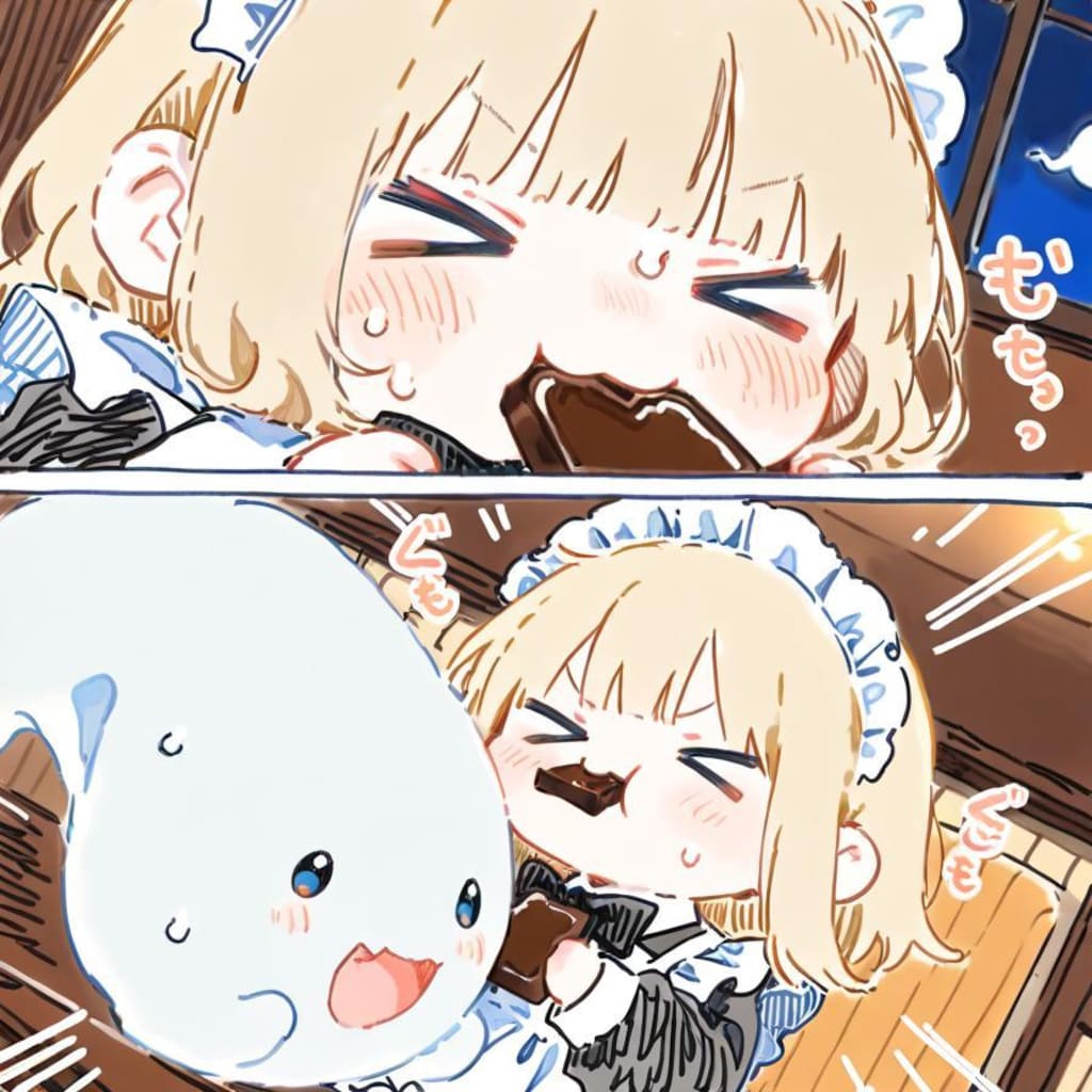 ( ;>ω<)限定チョコが食べ放題…🍫✨👻