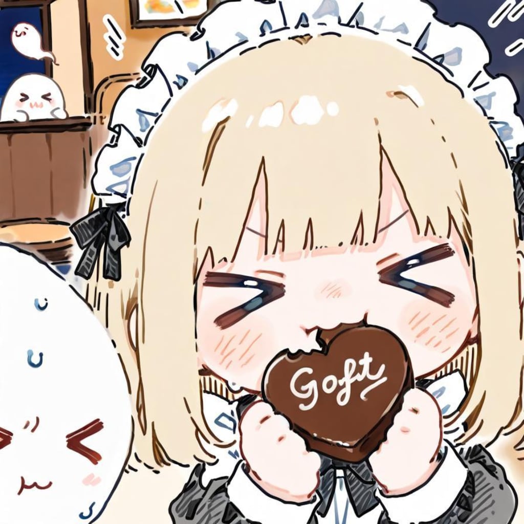 ( ;>ω<)限定チョコが食べ放題…🍫✨👻