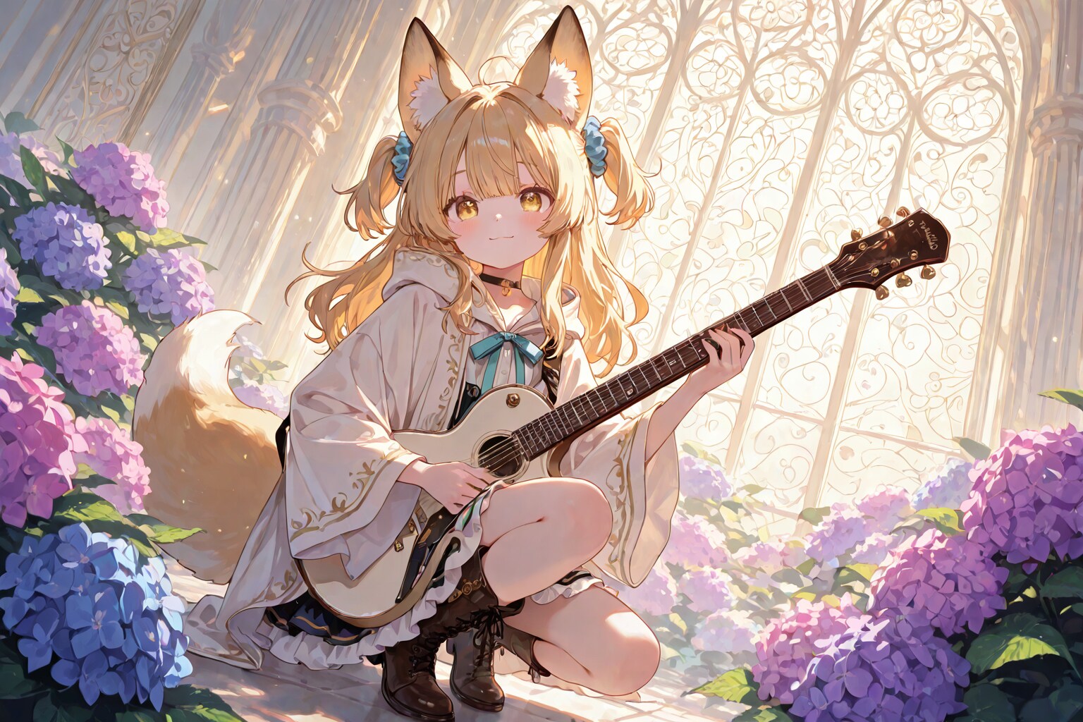 ギターでミラちゃん
