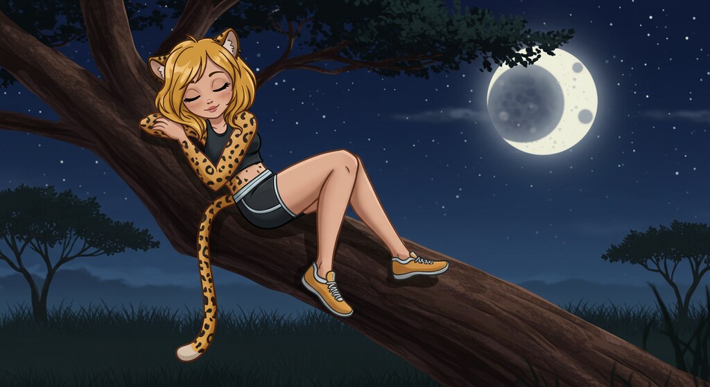 サバンナの豹娘