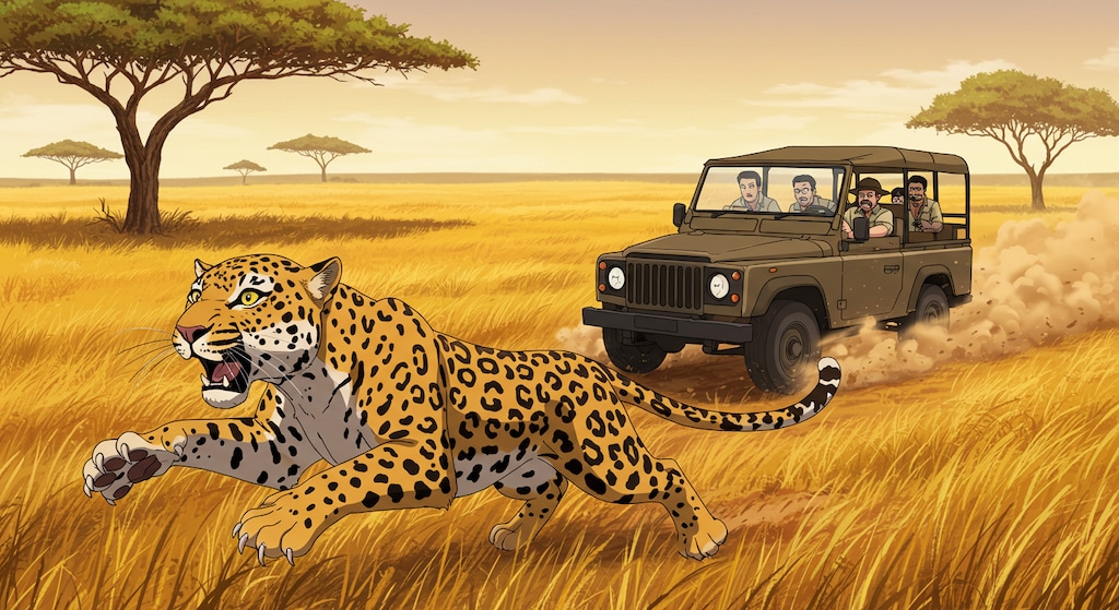 サバンナの豹娘