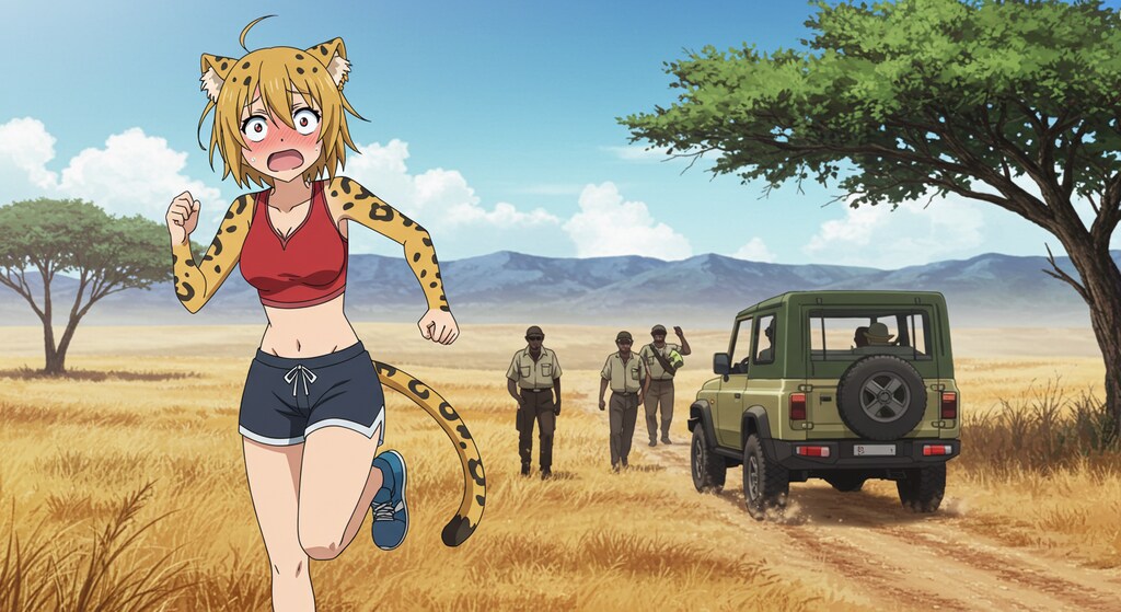 サバンナの豹娘