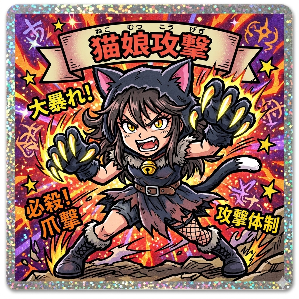 【#ちちぷいシール】きぐるみファイターNeko | の人気AIイラスト・グラビア