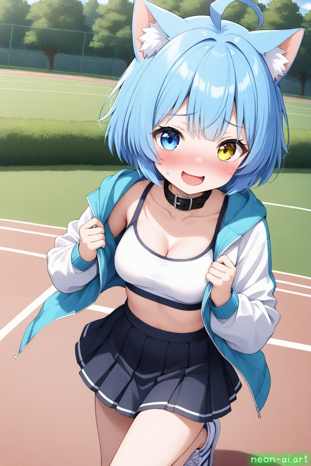 スポーツガーリー春ファッション（わちちプロンプト）