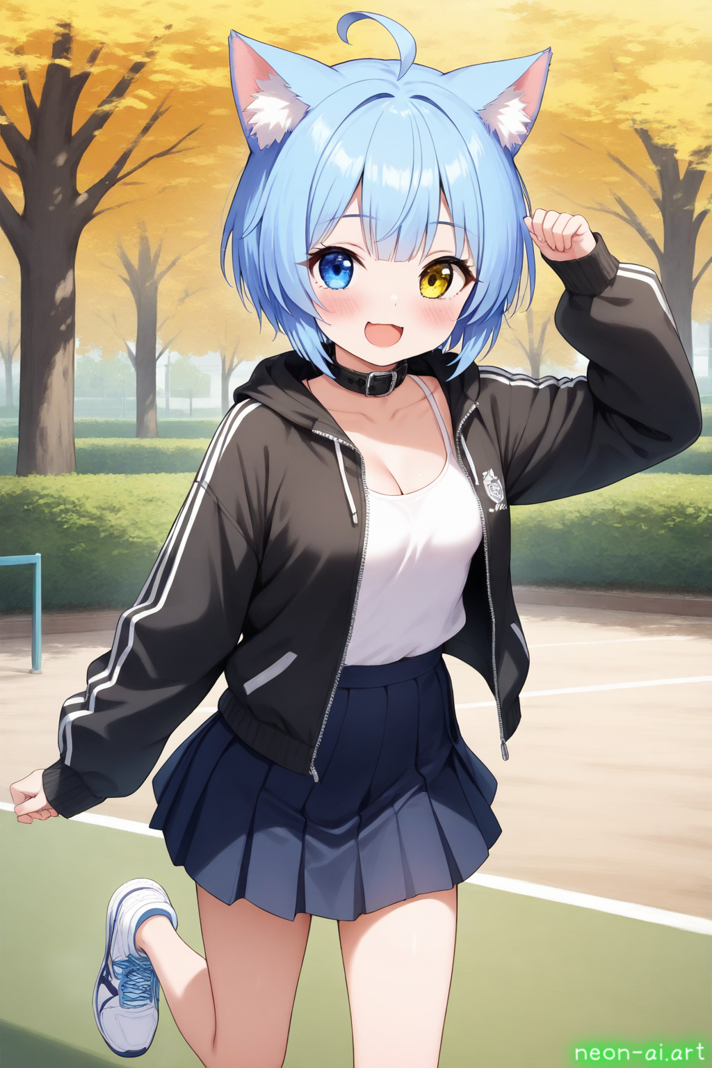 スポーツガーリー春ファッション（わちちプロンプト）