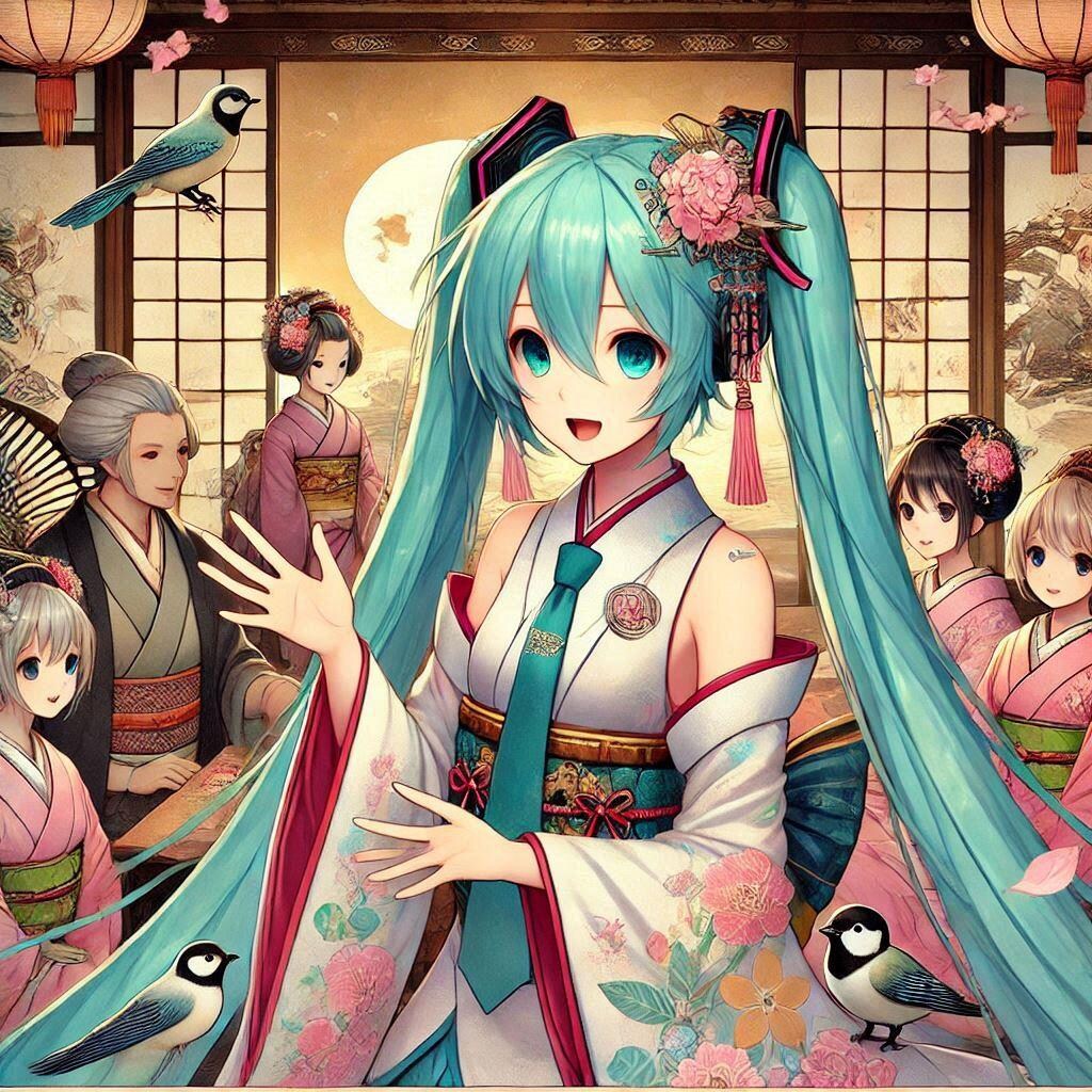 初音ミクと江戸時代