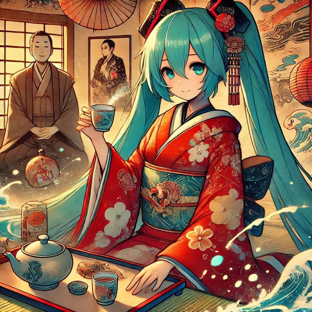 初音ミクと江戸時代