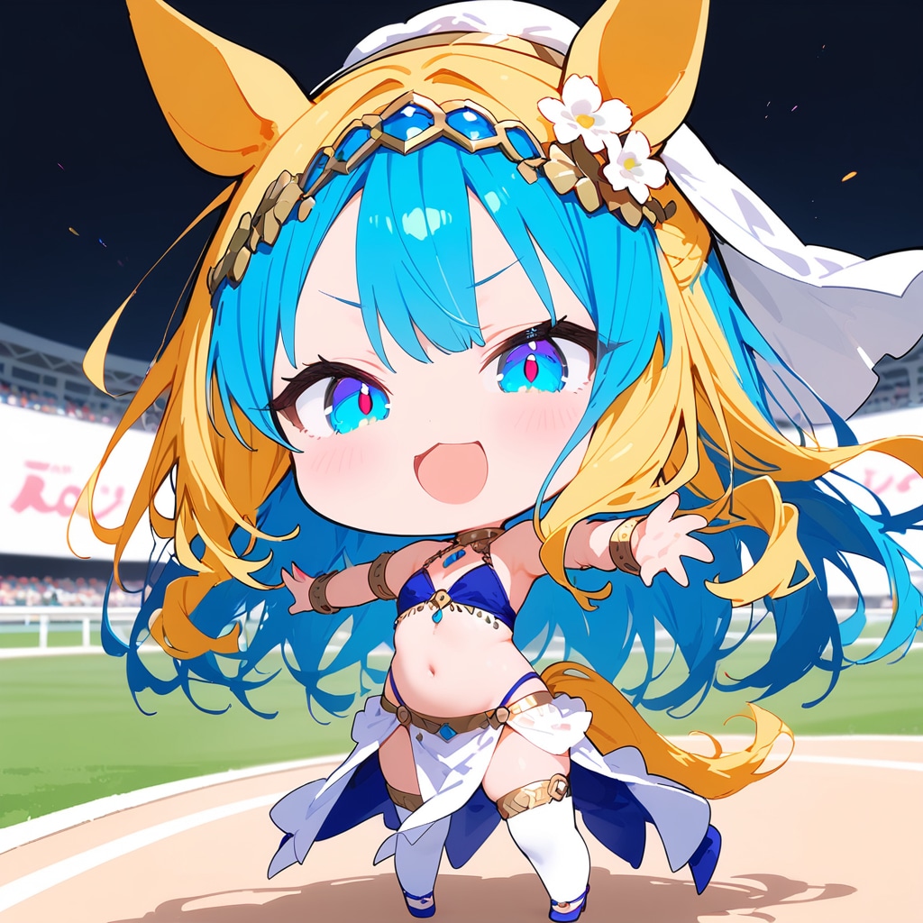 謎のフュージョンウマ娘、ゴールデンシルバーさん