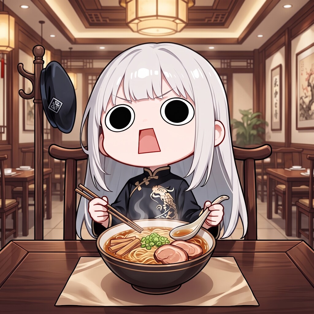 やってしまいよった後はえらいこちゃーシュー麺を頂くえらいこっちゃ嬢