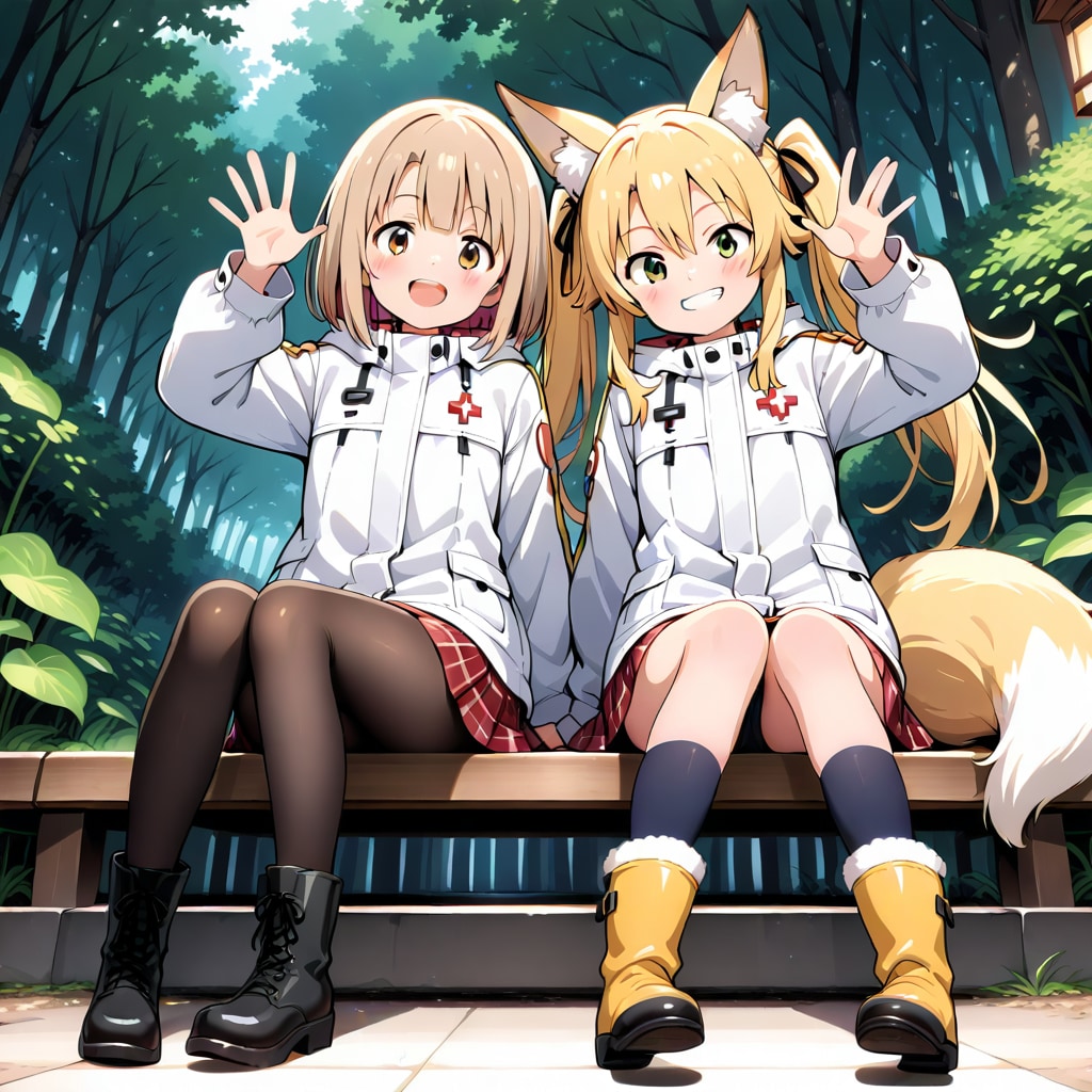 森の休憩中 | の人気AIイラスト・グラビア