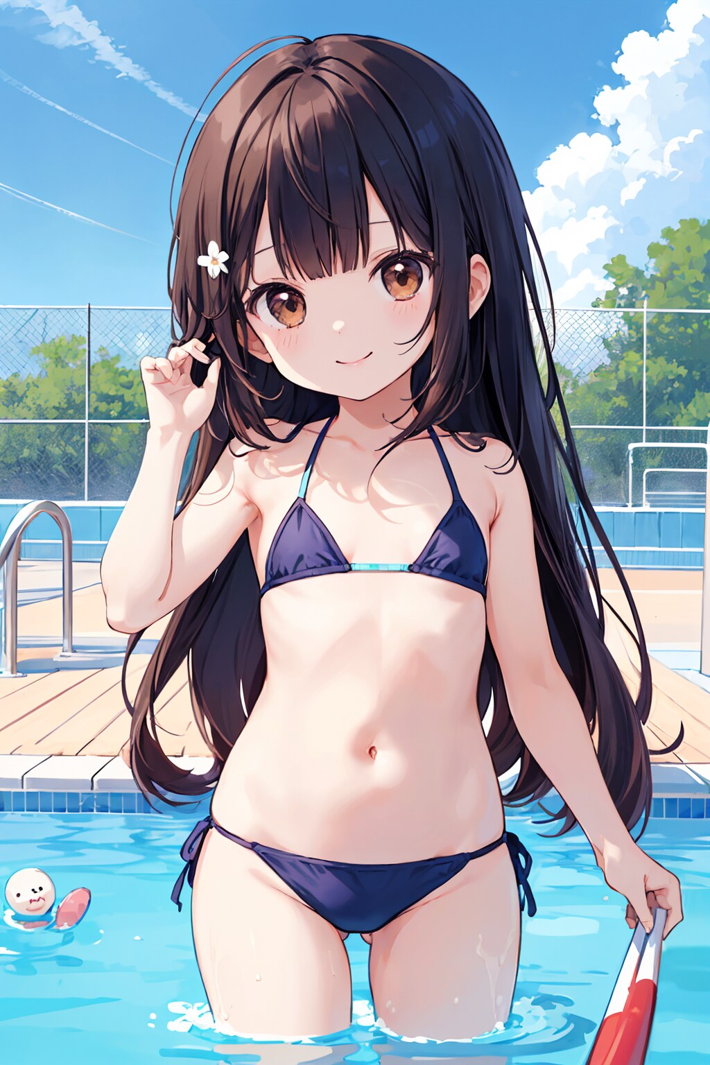 プールに入ろう