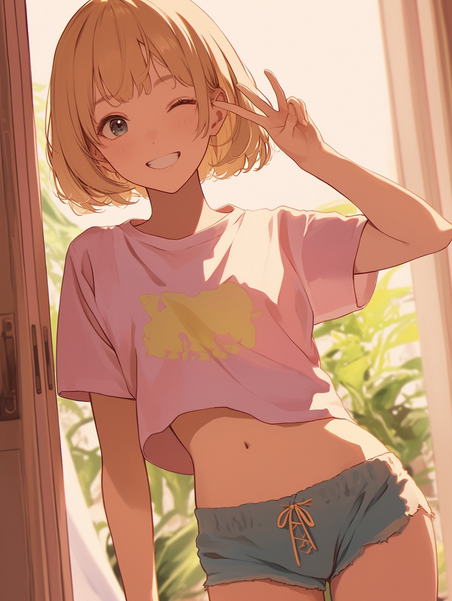マッシュカットの子✨01