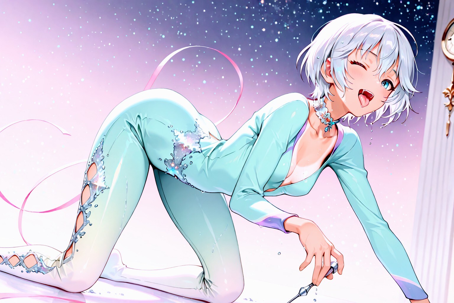 パステルカラーレオタード