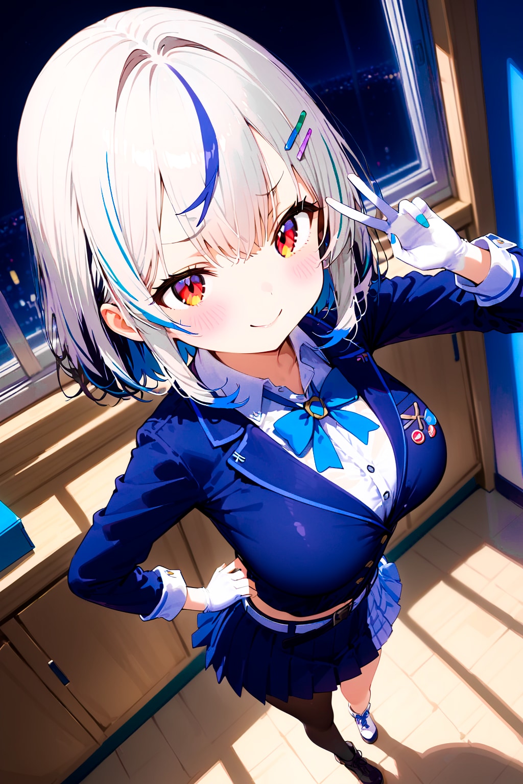 制服のちびっ子コウハイちゃん！ | の人気AIイラスト・グラビア