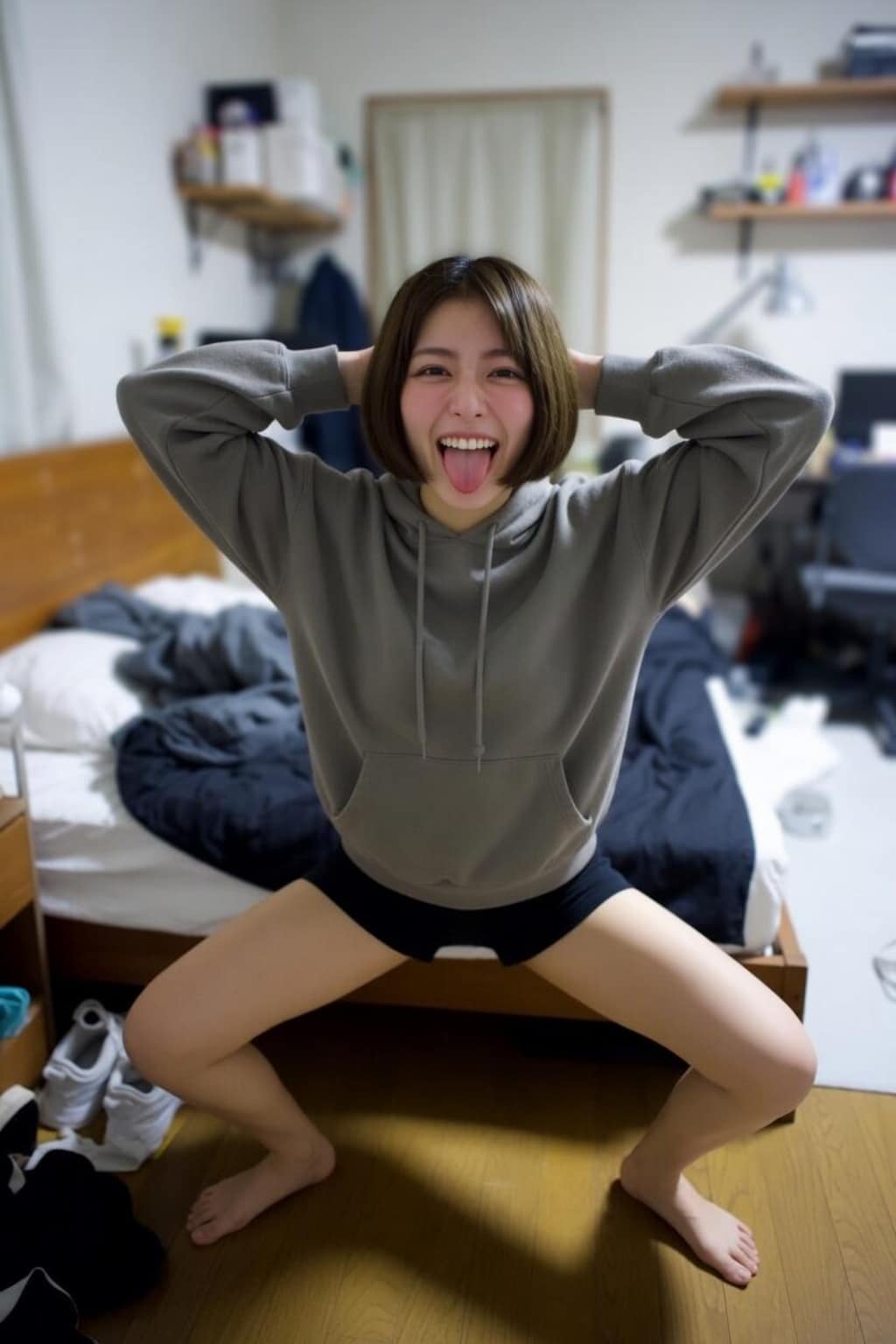 彼女が家に来た 6枚