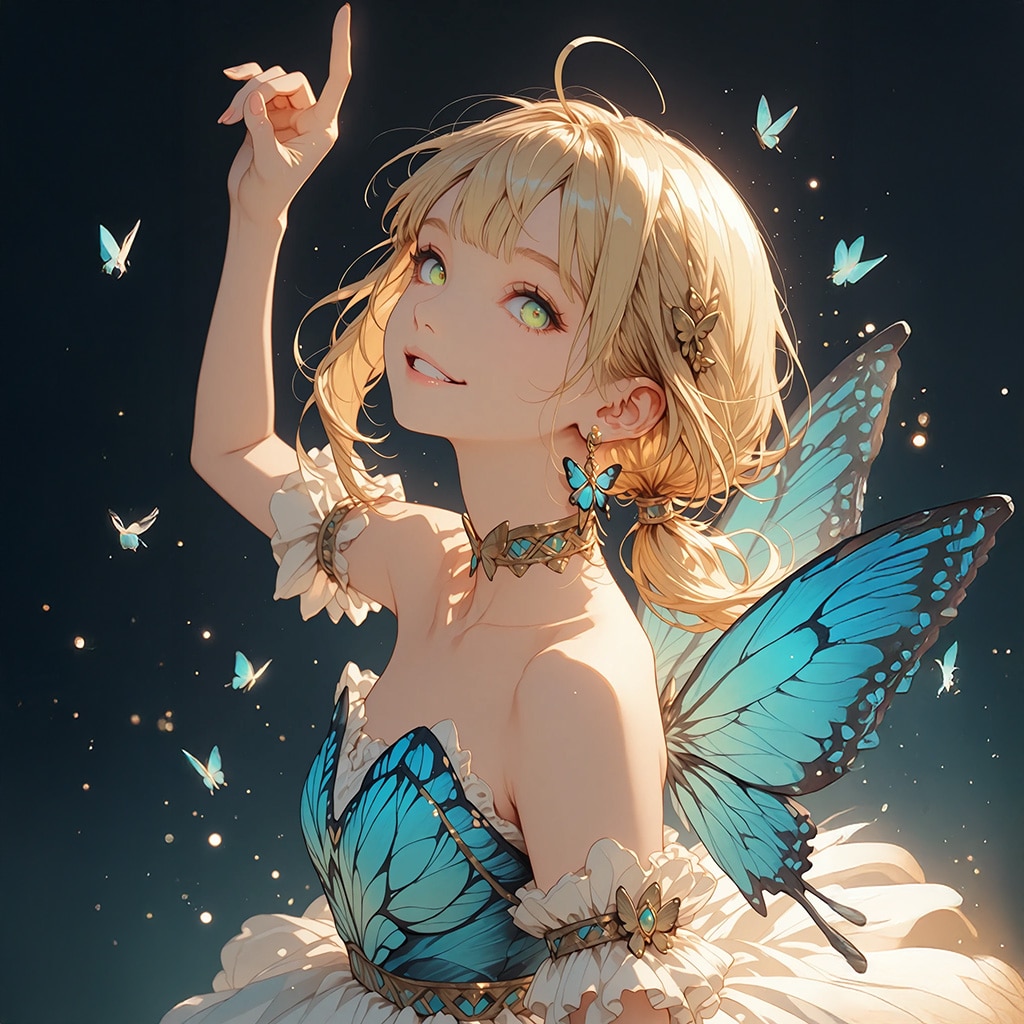 バタフライドレス(セミリアル)