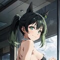 高咲侑のおしりが強調されたすがた 4枚目