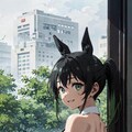 高咲侑のおしりが強調されたすがた 5枚目