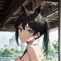 高咲侑のおしりが強調されたすがた 6枚目